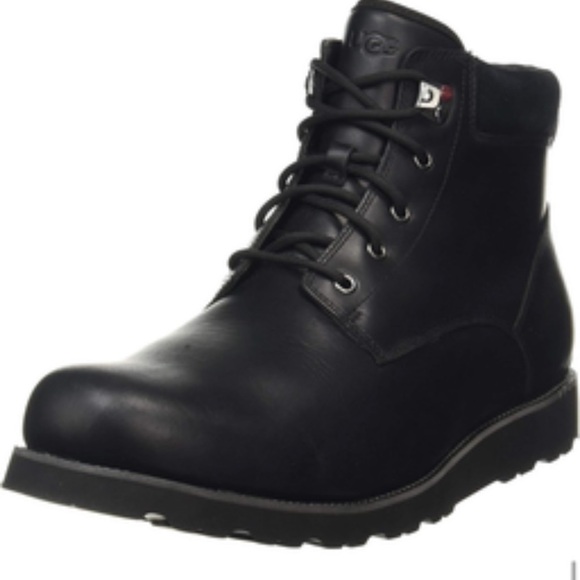 UGG Men's Size 13 Seton Black Waterproof Chukka Boot NWT - Picture 5 of 10
